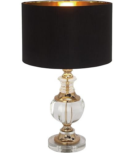 Amazon.com: Deco 79 Crystal Room Table Lamp Accent Lamp with Gold